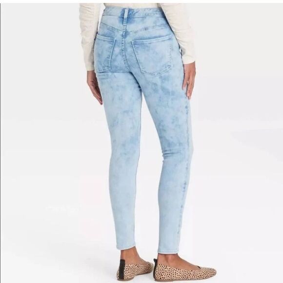 Jeans High-Rise Acid Wash Skinny - Picture 3 of 9